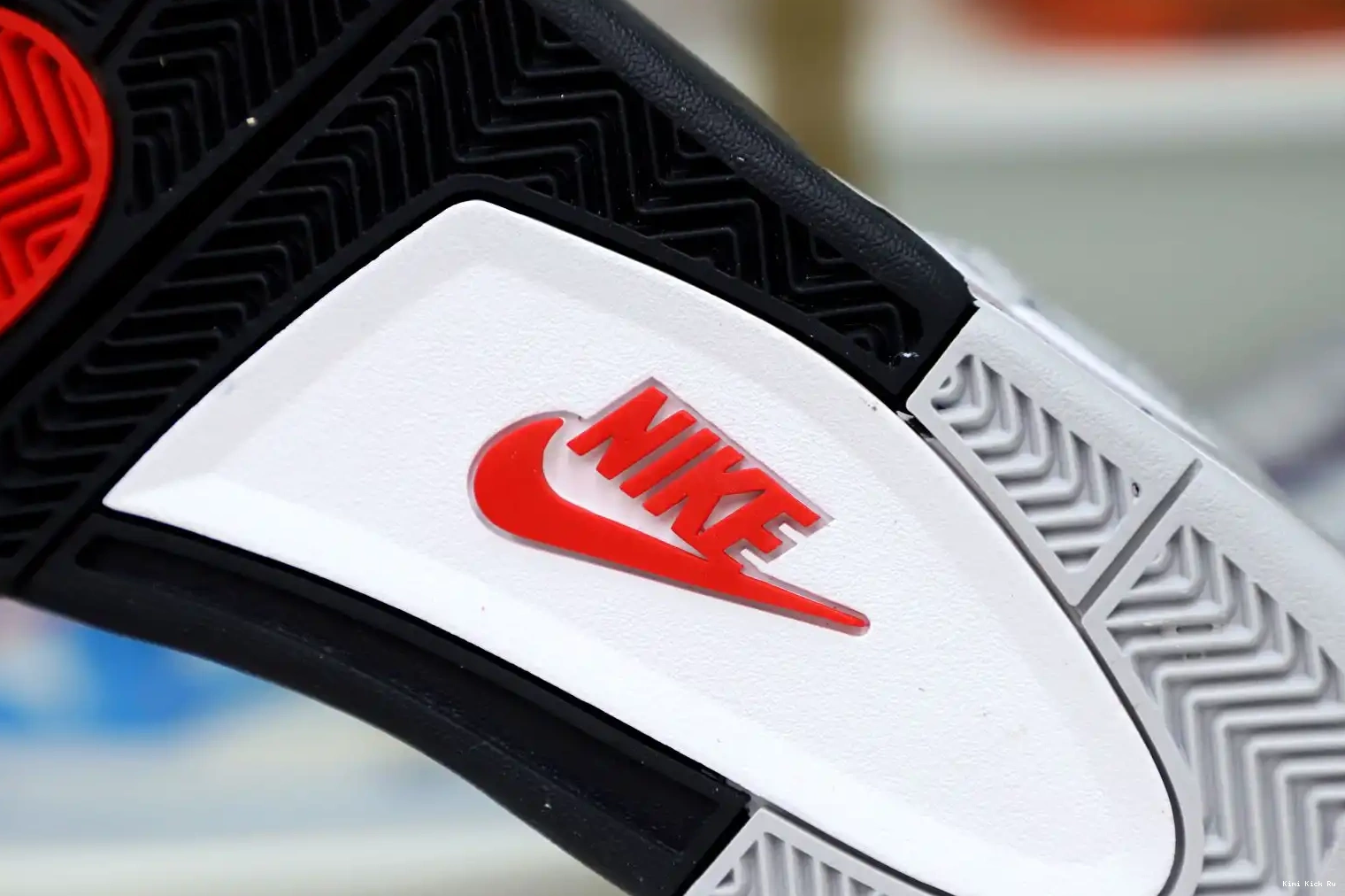 Kimikick 4 White Retro Air Cement Jordan 0728
